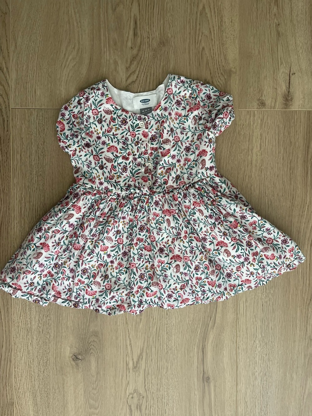 Old Navy Floral Cotton Girls' Dress (18-24 months)